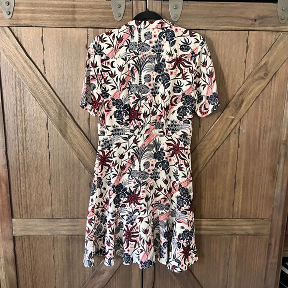 Anthropologie Scotch & Soda Paradise Seeker Floral Button Up Mini Dress Sz M NWT - Picture 3 of 8